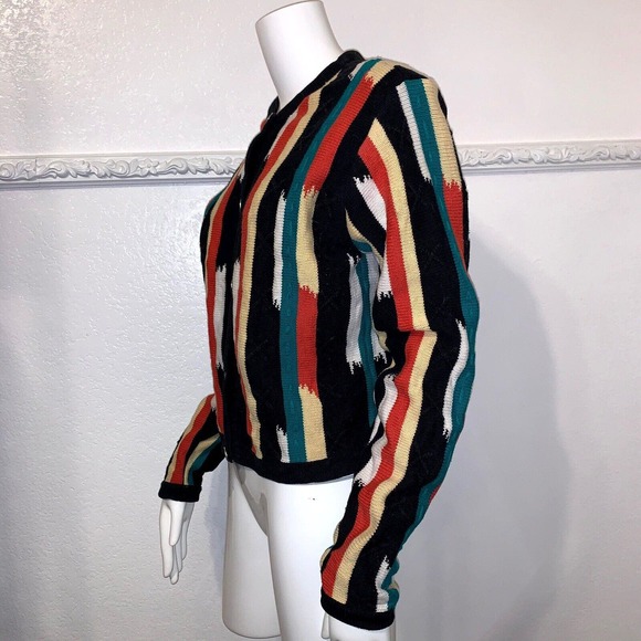 First Issue Tribal Print Cardigan Sweater Native Indian Boho Button Up Womens Sm - Picture 2 of 7
